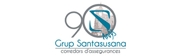 Logo Santasusana 90 anys